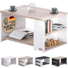 CASARIA® Couchtisch Wohnzimmertisch Beistelltisch Holz mit Stauraum Modern Sofa