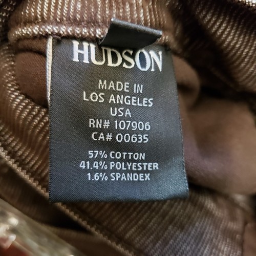 Hudson Jeans Byron 5 Pocket Straight Size 30 Made In Los Angeles USA - Picture 10 of 12