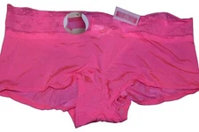 LADIES SIZE SMALL BRIGHT PINK BOYSHORT PANTIES SKU  10000000032