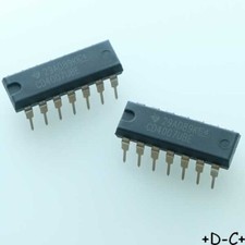 CD4007UBE CMOS Dual complementary DIP-14 Texas RoHS (lot de 2)