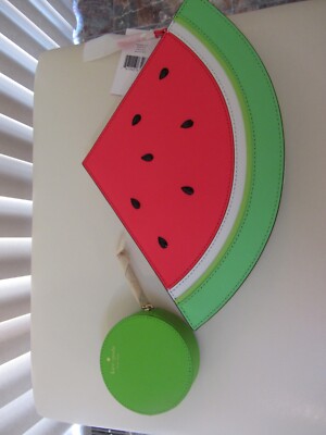 Kate Spade Make a Splash Geranium Watermelon Clutch | eBay Kate Spade Make a Splash Geranium Watermelon Clutch | eBay