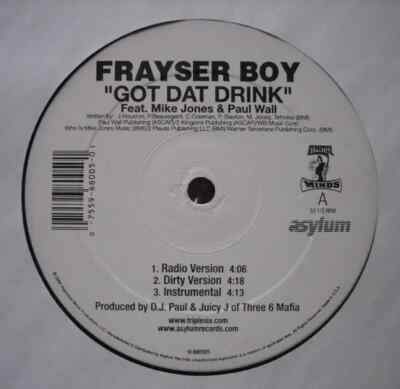 Frayser Boy Got Dat Drink / Get Knocked Da F*uck Out STILL SEALED NEW OVP