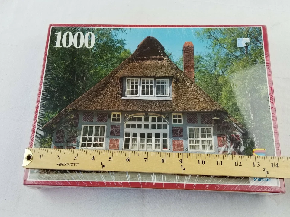 Schmidt Jigsaw Puzzle 1000pc - Panorama Casa Contadina house new sealed 02601 - Image 4 of 4