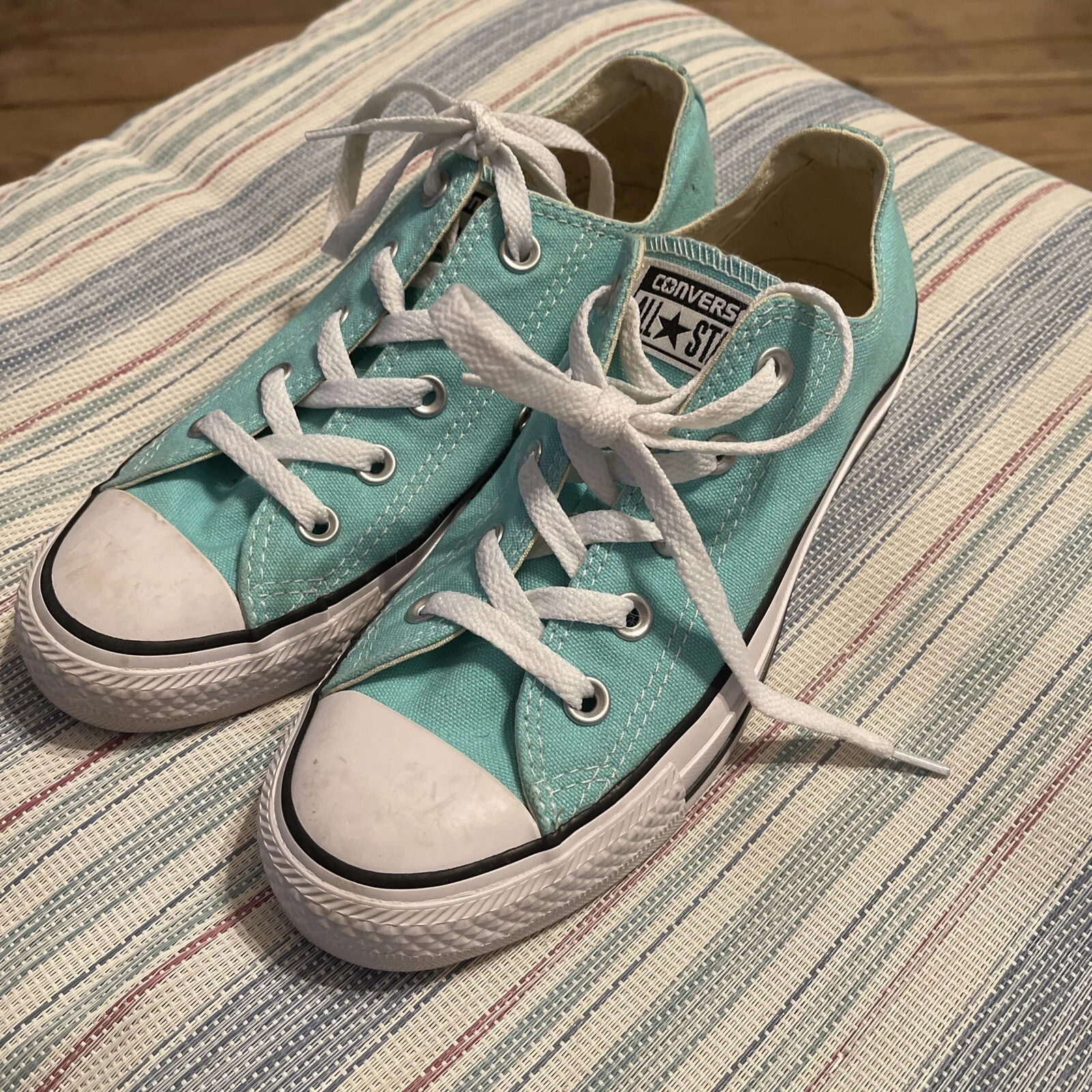 Converse All Star Low Top Aqua Donna 6 Uomo 4 UK 4 EUR 36 5 Made In Vietnam