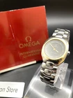 [Exc+5] OMEGA Seamaster Polaris Womens Vintage Watch Quartz Black Dial Japan