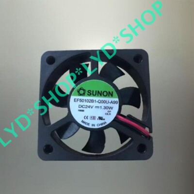 1PCS New EF50102B1-Q00U-A99 Cooling Fan 2Pin DC24V 1.30W #F10