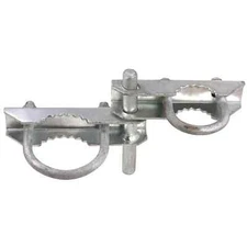 Chain Link 3" 2 7/8" OD Adjustable 180 Offset  Industrial Gate Hinge (2 Pack)