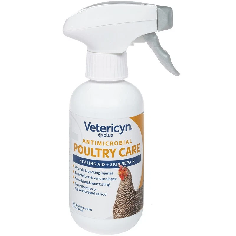 Vetericyn Plus Antimicrobial Poultry Care, 8oz Spray