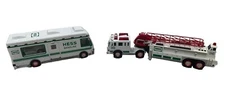 Hess RV with ATV, and Fire Truck Bundle. Working Lights, and Sounds