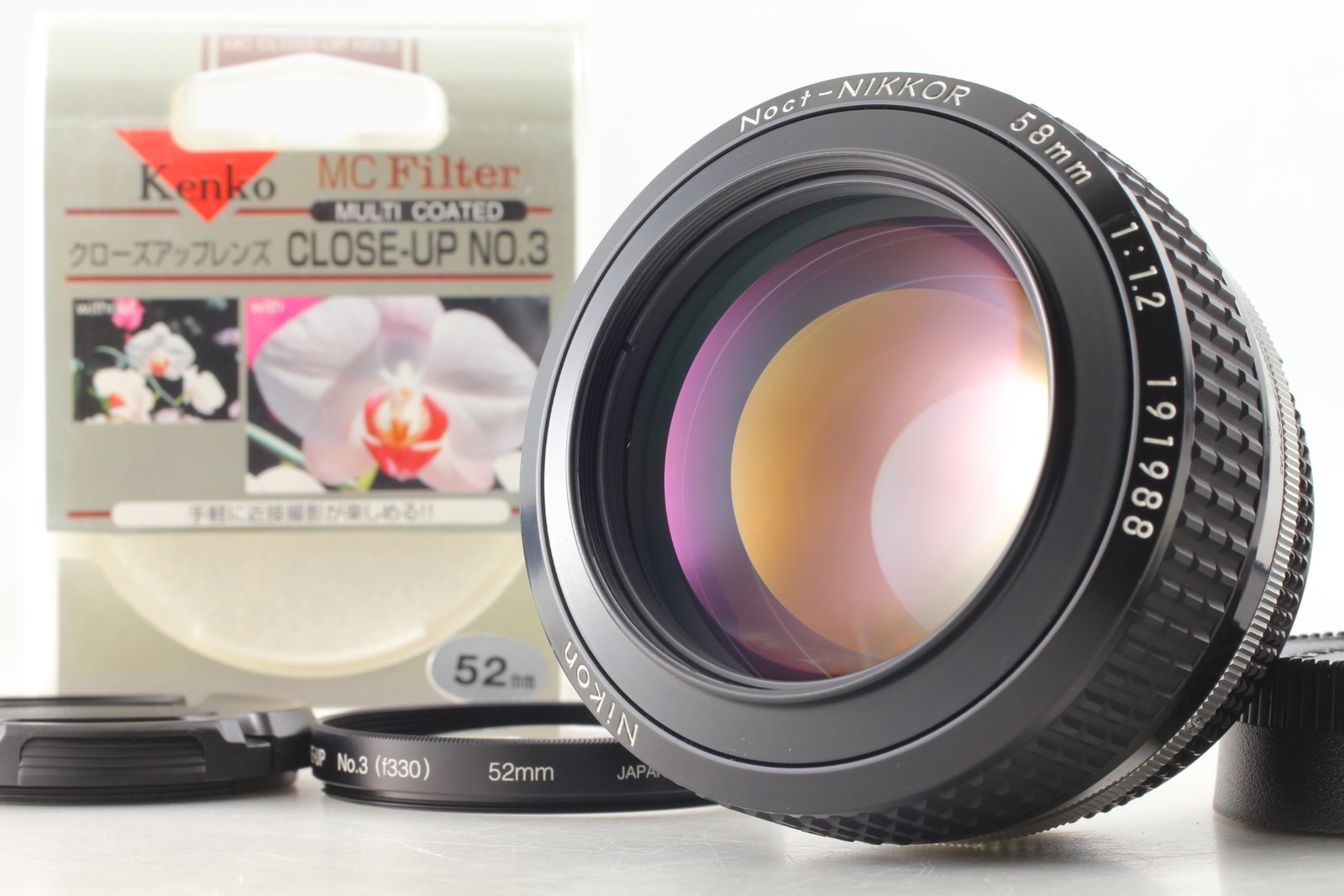 [Top MINT w/ Filter] Nikon Ai-s AIS Noct NIKKOR 58mm F1.2 MF Lens From JAPAN 61B