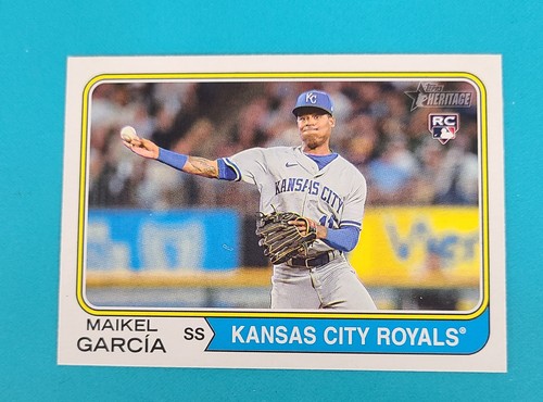 2023 Topps Heritage #311 Maikel García | Baseball Card