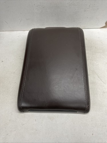 2009-2014 Ford F-150 Center Console Lid Leather Middle Storage Arm Rest Brown - Bild 3 von 16