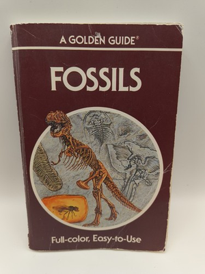 #ad Fossils A Guide To Prehistoric Life A Golden Nature Guide Vintage 1962 Dinosaurs $15.00