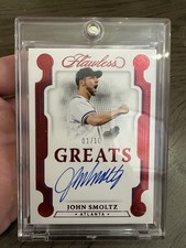Panini 2022 Flawless Greats Autographs John Smoltz Ruby Auto #1/10