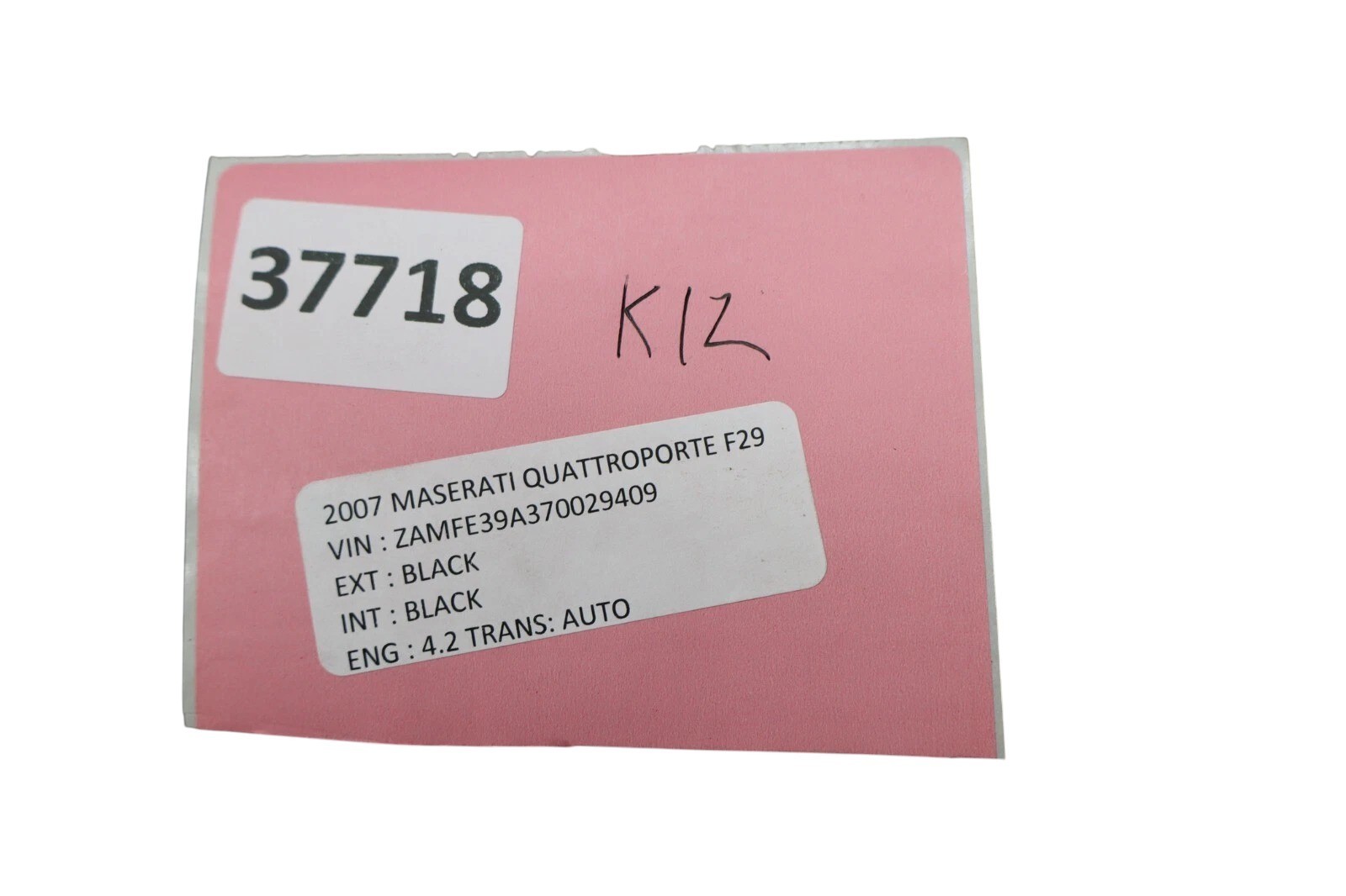 03-08 Maserati Quattroporte M139 Bose Audio Amp Amplifier 280866-001 Oem