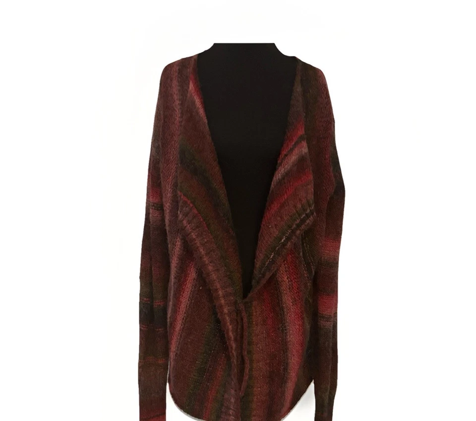 Royal Robbins Women’s Cardigan Sweater Single Tie Size L Fairy Forest Whimsical - Image 3 of 4