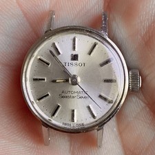Montre Tissot Seastar Pour Femmes 25mm Acier Vintage - Quartz, état Beau, Années 70