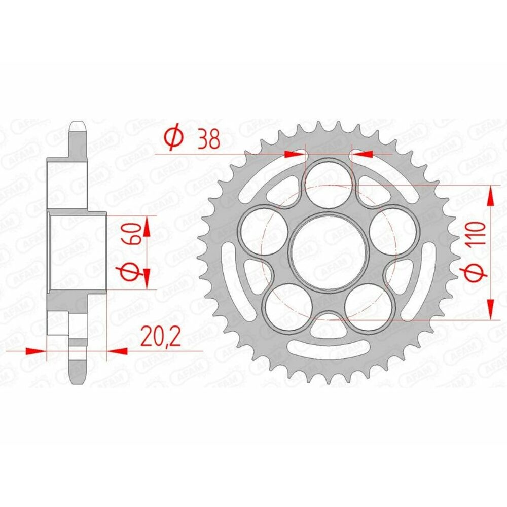 Free Shipping Corona Afam Standard Steel 50614-Step 520 For Motorcycle Parts