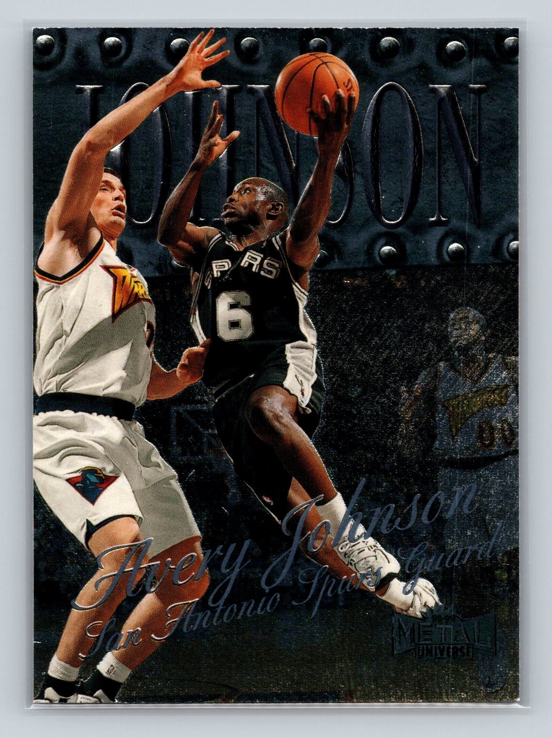 1998-99 Metal Universe #44 Avery Johnson San Antonio Spurs