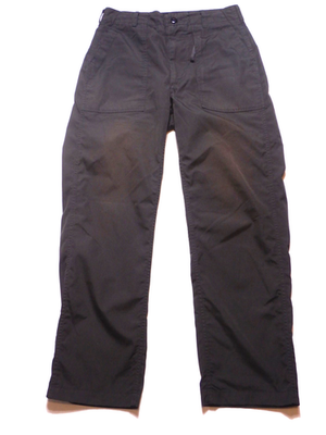ENGINEERED GARMENTS Fatigue Pants サイズS 黒 ENGINEERED GARMENTS Zipper Fly Black FATIGUE PANTS Size XXS (29 X