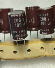 4pcs NCC 100uf 200v Radial Electrolytic Capacitors 200v100uf /Replacing 150v