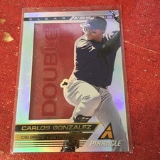 2013 Panini Pinnacle Carlos Gonzalez Clear Vision Double #CV34 Baseball Rockies