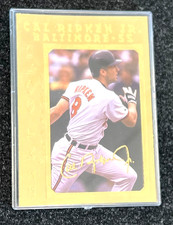 1995 Premier Brands  Cal Ripken Jr. 22kt Gold Signature /25.000 Bleachers COA