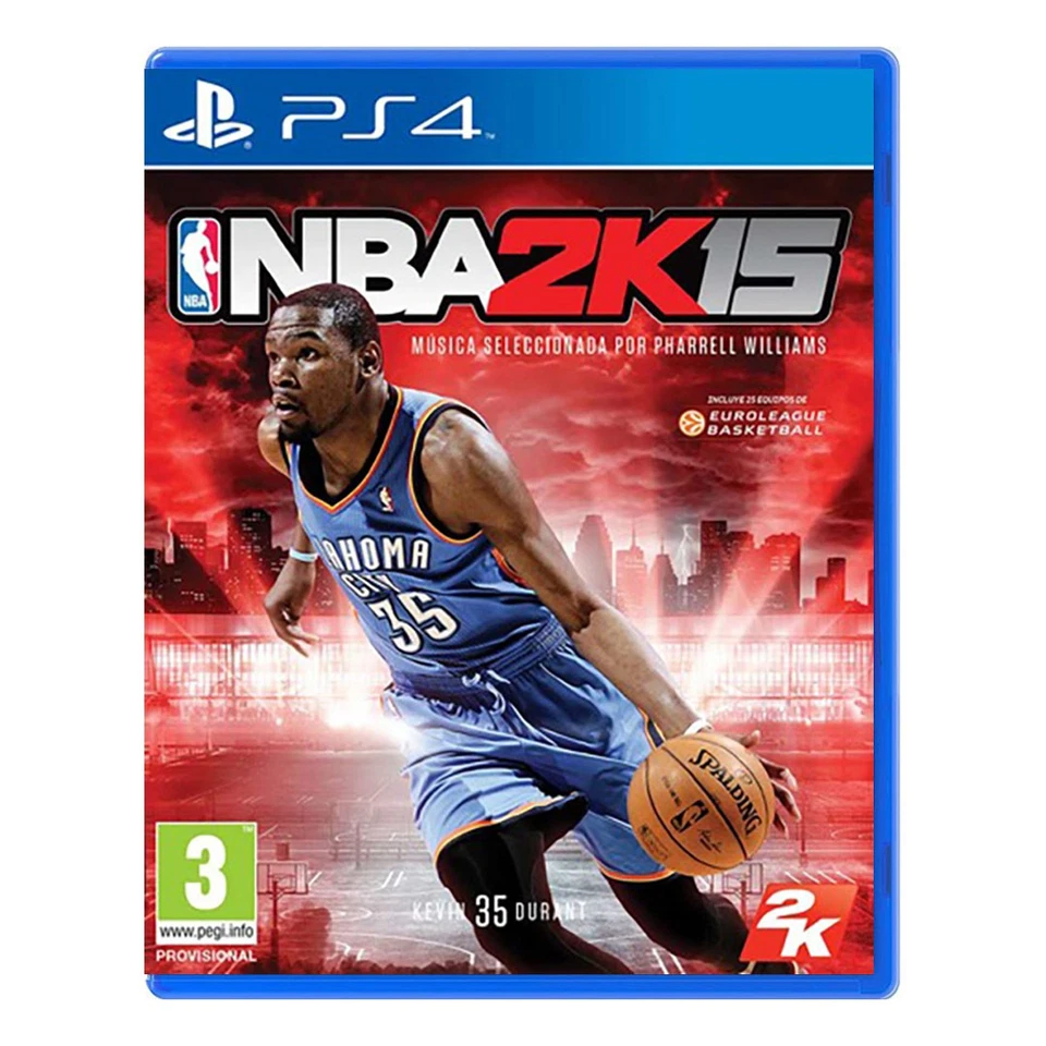 NBA 2K15 NBA 2K Sports Kevin Durant - Juego PlayStation 4 PS4 Sony Am, foto 1 de 3