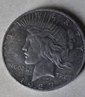 1923-P Peace Silver Dollar 90% Silver Ungraded Circulated