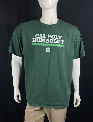 Cal Poly Humboldt Champion Green T Shirt, A++ Grade, Men's Size XL