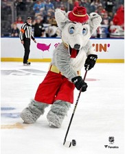 Harvey the Hound Calgary Flames Unsigned Skating 8
