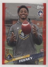 2019 Topps Alliance of American Football Red 15/99 Travis Feeney #118 0g0