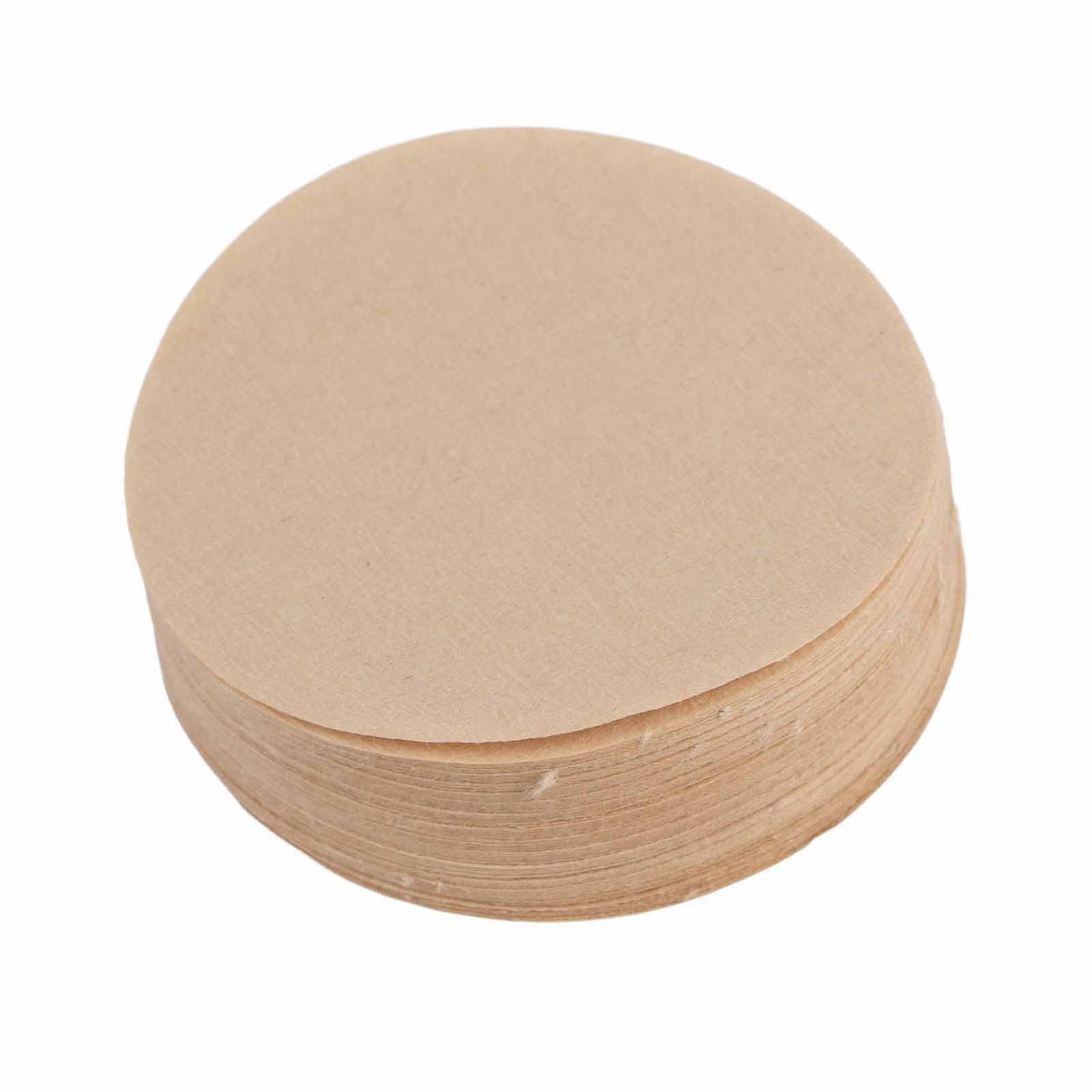 ✿ 100Pcs Coffee Filter Paper Coniferous Wood Round Shaped Filter Paper Drip