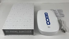 Leed's UV Phone Sterilizer w/ Wireless Charging Pad Geico Logo Untested