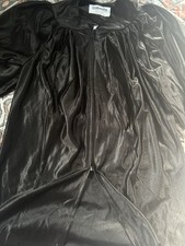 Kindergarten/preK Graduation Cap and Gown Set Shiny Black Size Med