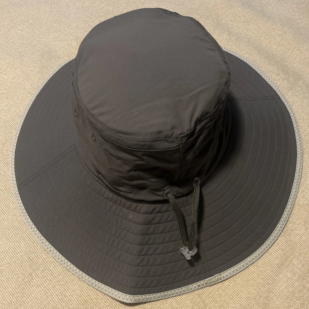 REI Hat Wide Brim Sun Cap Sand Green-Hiking Fishing Boating Sweatband SIZE S/M