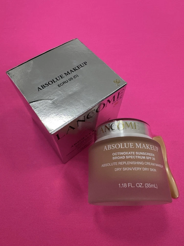 Lancome Absolue Makeup Cream Foundation Sunscreen SPF 20 ECRU 05 C NEW - Image 4 of 4