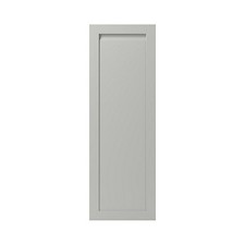 GoodHome Garcinia Tall Larder Cabinet Door Matt Stone Shaker Integrated Handle