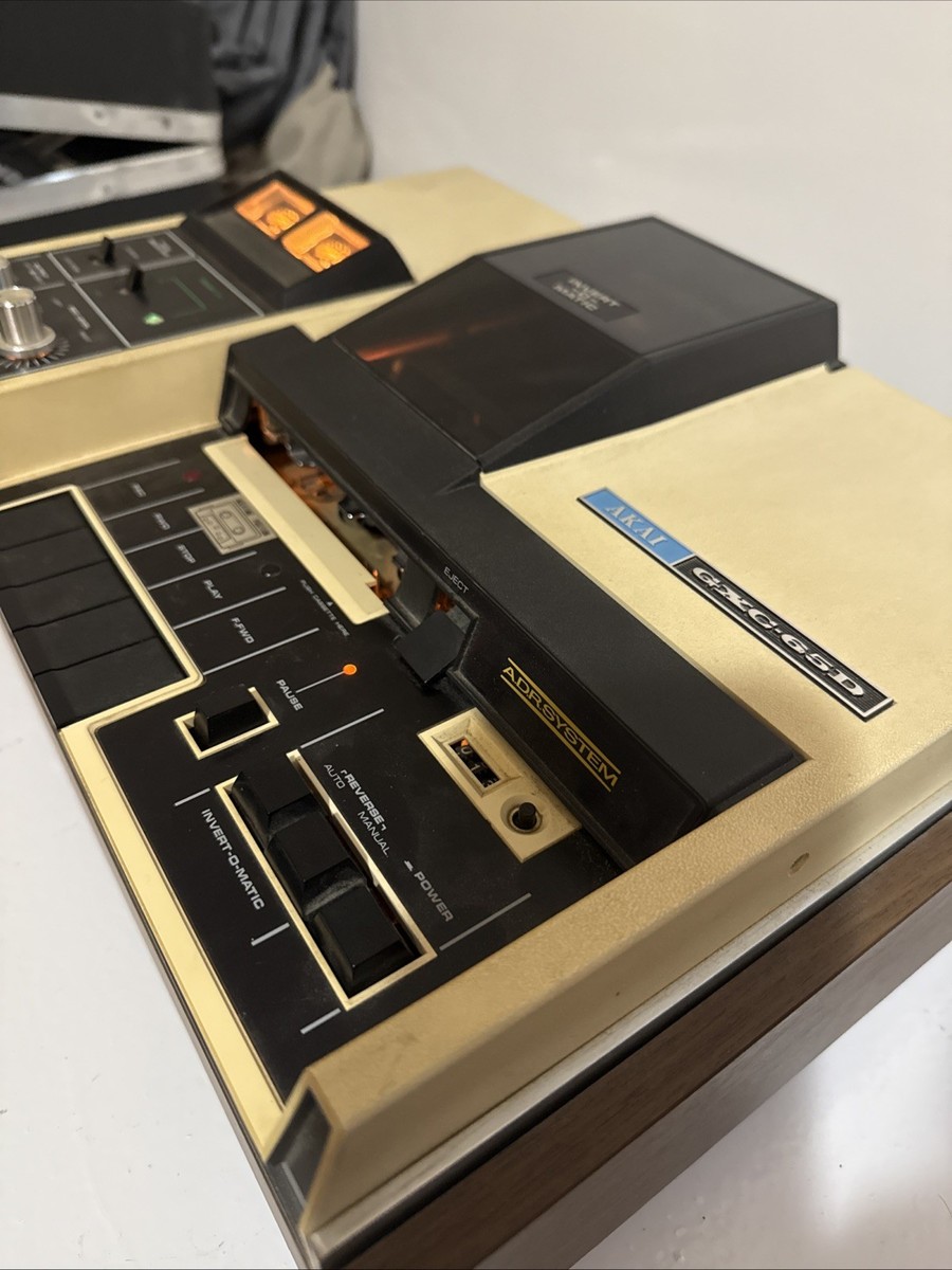 Akai GXC-65D Cassette Player Invert-O-Matic 1973-1975 See