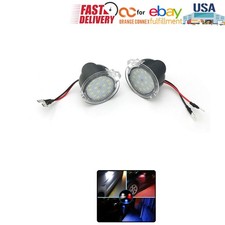 1 pair Led Under Side Mirror Puddle Lights lamps For Ford FUSION 2013-2018