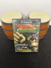 Donkey Kong Jungle Beat (Nintendo GameCube, 2005) With Bongos