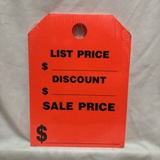 DISCOUNT Mirror Hang Tags Orange