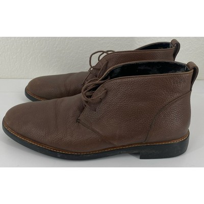 Coach Mens Leather Chukka Lexington Boots Brown Size US 12D READ AS IS 