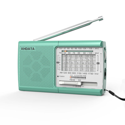 D219 Portable Radio AM FM MW Shortwave Receiver Pocket Radio High Sensitivity Mu