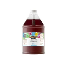 Hawaiian Shaved Ice Syrup Gallon, Strawberry Flavor, Great for slushies,... 