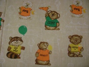 Vintage Shirt Tales Fabric From 1980 Hallmark Cards-BTY (4 yds available)