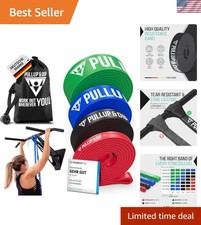 Versatile Resistance Bands Set with Door Anchor  Guide - For All Fitness Levels