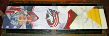 SERGEI BOBROVSKY COLUMBUS BLUE JACKETS LARGE BANNER FROM HOCKEY HALL OF FAME