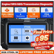2026 XTOOL D5 Car OBD2 Scanner Transmission A...