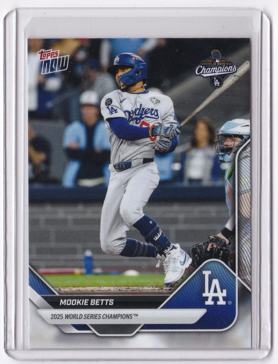 Mookie Betts SP Short Print 2025 Topps Now World Series WS-2SP